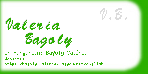 valeria bagoly business card